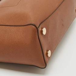 مملوكة مسبقًا Michael Kors Brown Saffiano Leather Hamilton Traveler Tote