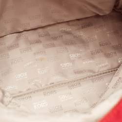 Pre Owned MICHAEL Michael Kors Red Nylon Abbey Backpack