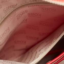 Pre Owned MICHAEL Michael Kors Red Nylon Abbey Backpack