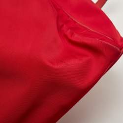 Pre Owned MICHAEL Michael Kors Red Nylon Abbey Backpack