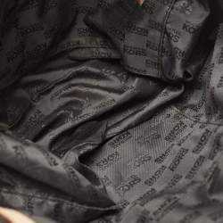 Pre Owned MICHAEL Michael Kors Black Soft Leather Small Jet Set Tote