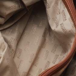 Pre Owned MICHAEL Michael Kors Brown Leather East West Hamilton Tote