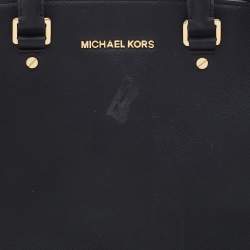 MICHAEL Michael Kors Black Leather Selma Satchel