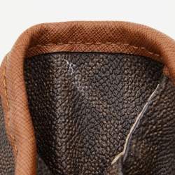 مملوكة مسبقًا حقيبة يد مايكل مايكل كورس جيت سيت جلد و كانفاس مقوى مطبوع نقشة شعار الماركة بيج و بني 