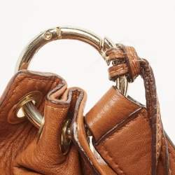 Pre Owned Michael Kors Brown Soft Leather Large Layton Hobo