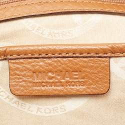 Pre Owned Michael Kors Brown Soft Leather Large Layton Hobo