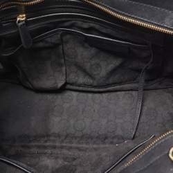 Pre Owned MICHAEL Michael Kors Black Saffiano Leather Large Selma Tote