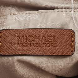 Pre Owned MICHAEL Michael Kors Tan Leather Ciara Satchel