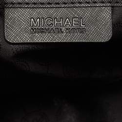 مملوكة مسبقًا حقيبة ساتشل مايكل كورس سيلما جلد بني كبيرة