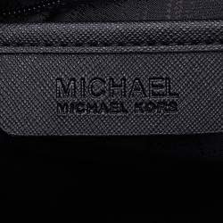Pre Owned MICHAEL Michael Kors Black Leather Large Jet Set Travel Tote