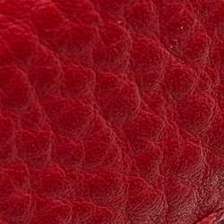 Pre Owned MICHAEL Michael Kors Red Leather Flap Crossbody Bag