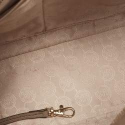 Pre Owned MICHAEL Michael Kors Beige Saffiano Leather Medium Selma Tote