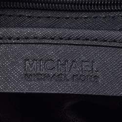 Pre Owned MICHAEL Michael Kors Saffiano Black Leather Medium Cynthia Tote