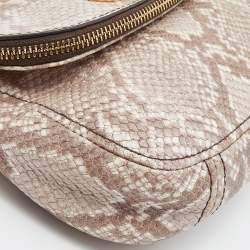 مملوكة مسبقًا حقيبة كروس مايكل مايكل كورس بيدفورد جلد ذهبي ميتاليك 