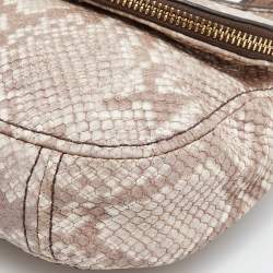 مملوكة مسبقًا حقيبة كروس مايكل مايكل كورس بيدفورد جلد ذهبي ميتاليك 