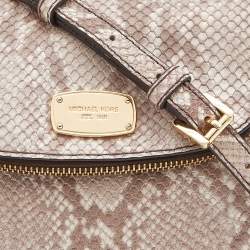 مملوكة مسبقًا حقيبة كروس مايكل مايكل كورس بيدفورد جلد ذهبي ميتاليك 