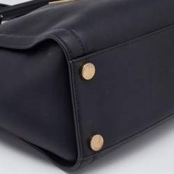 Pre Owned MICHAEL Michael Kors Black Saffiano Leather Tina TZ Tote