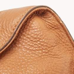 Pre Owned MICHAEL Michael Kors Brown Leather East West Hamilton Tote