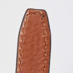 Pre Owned MICHAEL Michael Kors Off White Signature Coated Canvas Cynthia Tote