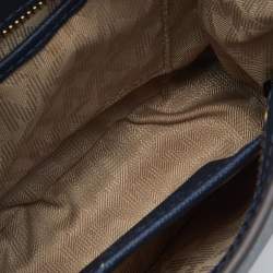 Pre Owned MICHAEL Michael Kors Blue Leather Mini Bridgette Tote