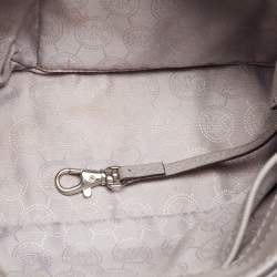 Pre Owned MICHAEL Michael Kors Grey Saffiano Leather Hamilton Traveler Tote