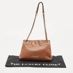 مملوكة مسبقًا MICHAEL Michael Kors Brown Leather Chain Shoulder Bag
