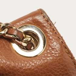مملوكة مسبقًا MICHAEL Michael Kors Brown Leather Chain Shoulder Bag