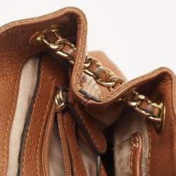 مملوكة مسبقًا MICHAEL Michael Kors Brown Leather Chain Shoulder Bag