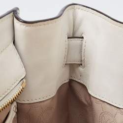 Pre Owned حقيبة يد مايكل مايكل كورس هاميلتون إيست ويست جلد سافيانو أسود 