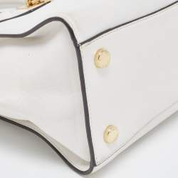 Pre Owned حقيبة يد مايكل مايكل كورس هاميلتون إيست ويست جلد سافيانو أسود 