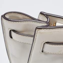 Pre Owned حقيبة يد مايكل مايكل كورس هاميلتون إيست ويست جلد سافيانو أسود 