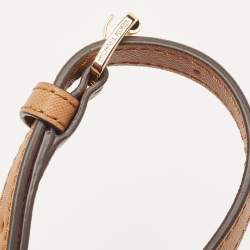 Pre Owned حقيبة مايكل مايكل كورس سيندي دوم كانفاس مقوى بيج بالشعار