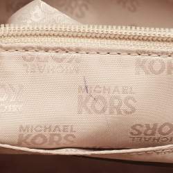 Pre Owned حقيبة مايكل مايكل كورس سيندي دوم كانفاس مقوى بيج بالشعار