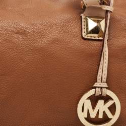 MICHAEL Michael Kors Brown Leather Grayson Boston Bag