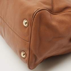 MICHAEL Michael Kors Brown Leather Grayson Boston Bag