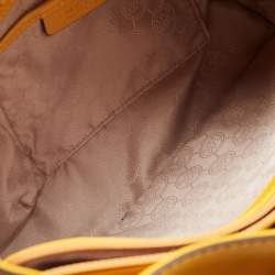 مملوكة مسبقًا MICHAEL Michael Kors Yellow Saffiano Leather Hamilton North South Tote