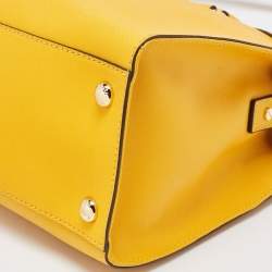 مملوكة مسبقًا MICHAEL Michael Kors Yellow Saffiano Leather Hamilton North South Tote