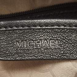 مملوكة مسبقًا MICHAEL Michael Kors Black Leather Hamilton Tote 