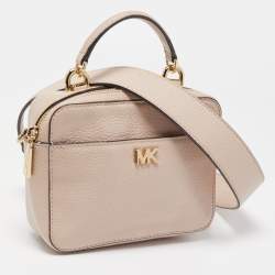 MICHAEL Michael Kors Light Pink Leather Mini Mott Crossbody Bag