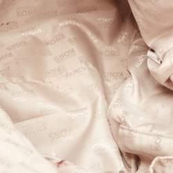 مملوكة مسبقًا MICHAEL Michael Kors Brown Signature Coated Canvas and Leather Lilly Tote