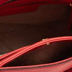 Pre Owned MICHAEL Michael Kors Coral Leather Jet Set Chain Shoulder Bag