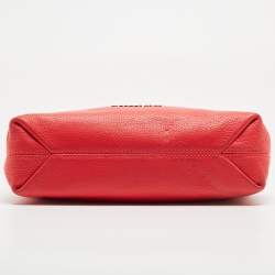 Pre Owned MICHAEL Michael Kors Coral Leather Jet Set Chain Shoulder Bag