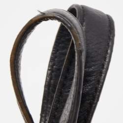 Pre Owned MICHAEL Michael Kors Black Soft Leather Camden Drawstring Hobo