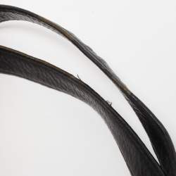 Pre Owned MICHAEL Michael Kors Black Soft Leather Camden Drawstring Hobo