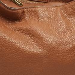 Pre Owned MICHAEL Michael Kors Brown Leather Fulton Hobo