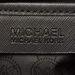 مملوكة مسبقًا MICHAEL Michael Kors Black Leather Large Hamilton North South Tote