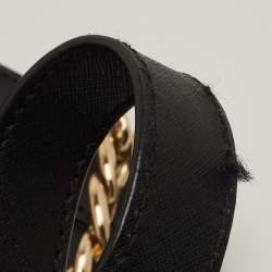 مملوكة مسبقًا MICHAEL Michael Kors Black Leather Large Hamilton North South Tote