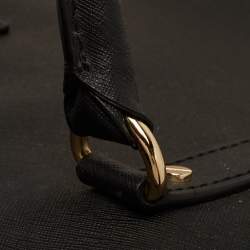 مملوكة مسبقًا MICHAEL Michael Kors Black Leather Large Hamilton North South Tote