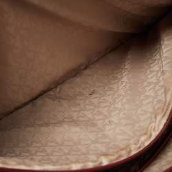 Pre Owned حقيبة مايكل كورس جيت سيت جلد أسود كبيرة