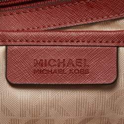 Pre Owned حقيبة مايكل كورس جيت سيت جلد أسود كبيرة